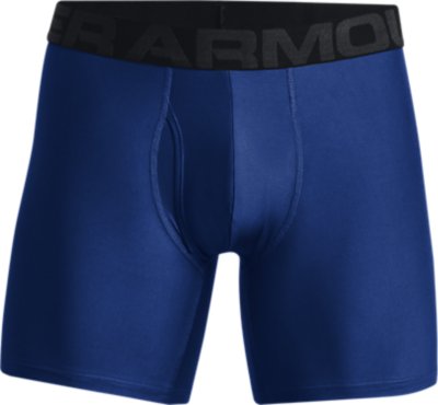 L 2-Pack Under Armour Tech 6in Underwear Mens Canyon Green/Black 